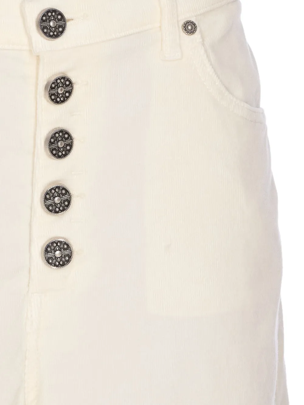 DONDUP jewel-button jeans Beige