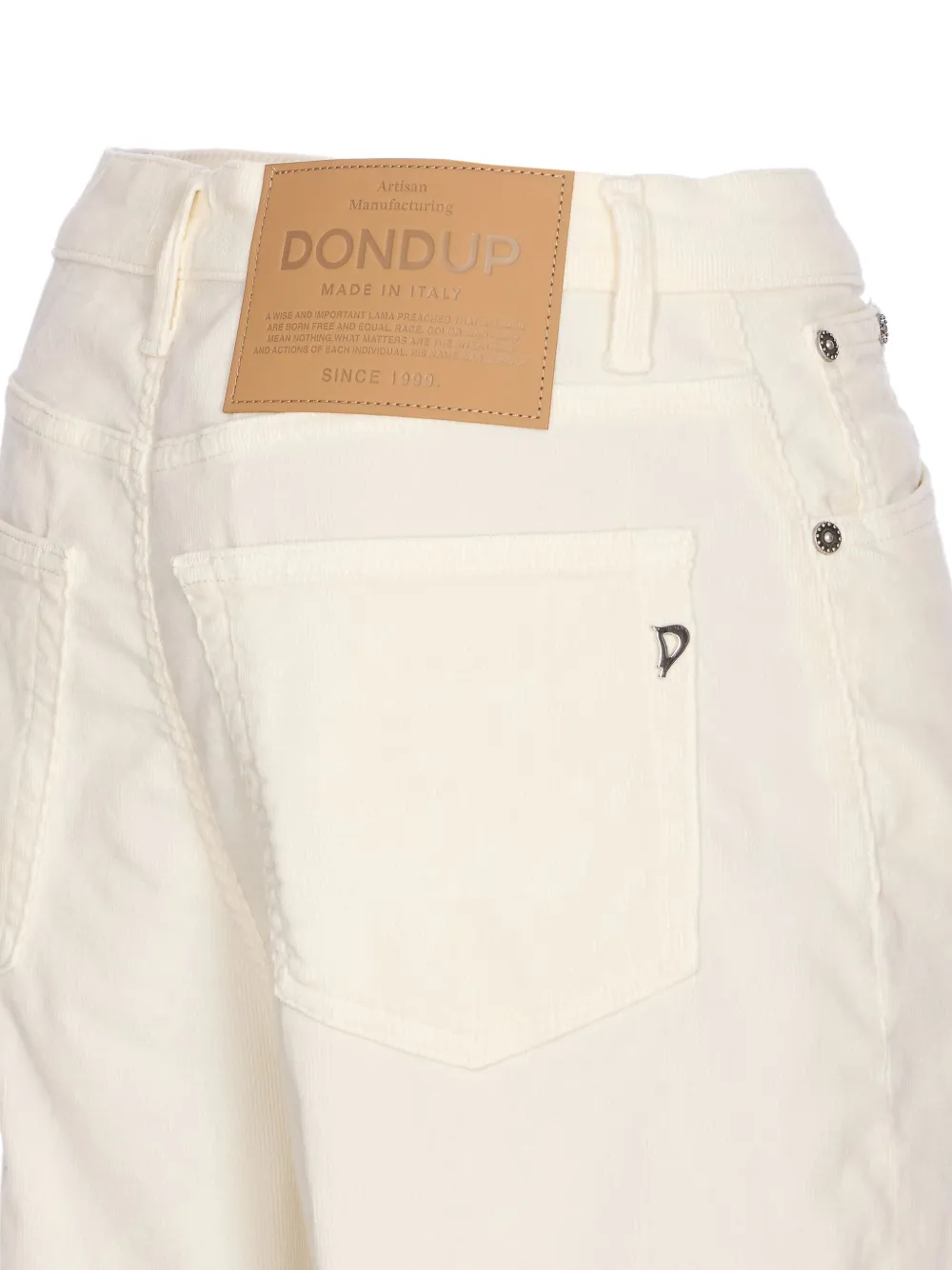 DONDUP jewel-button jeans Beige