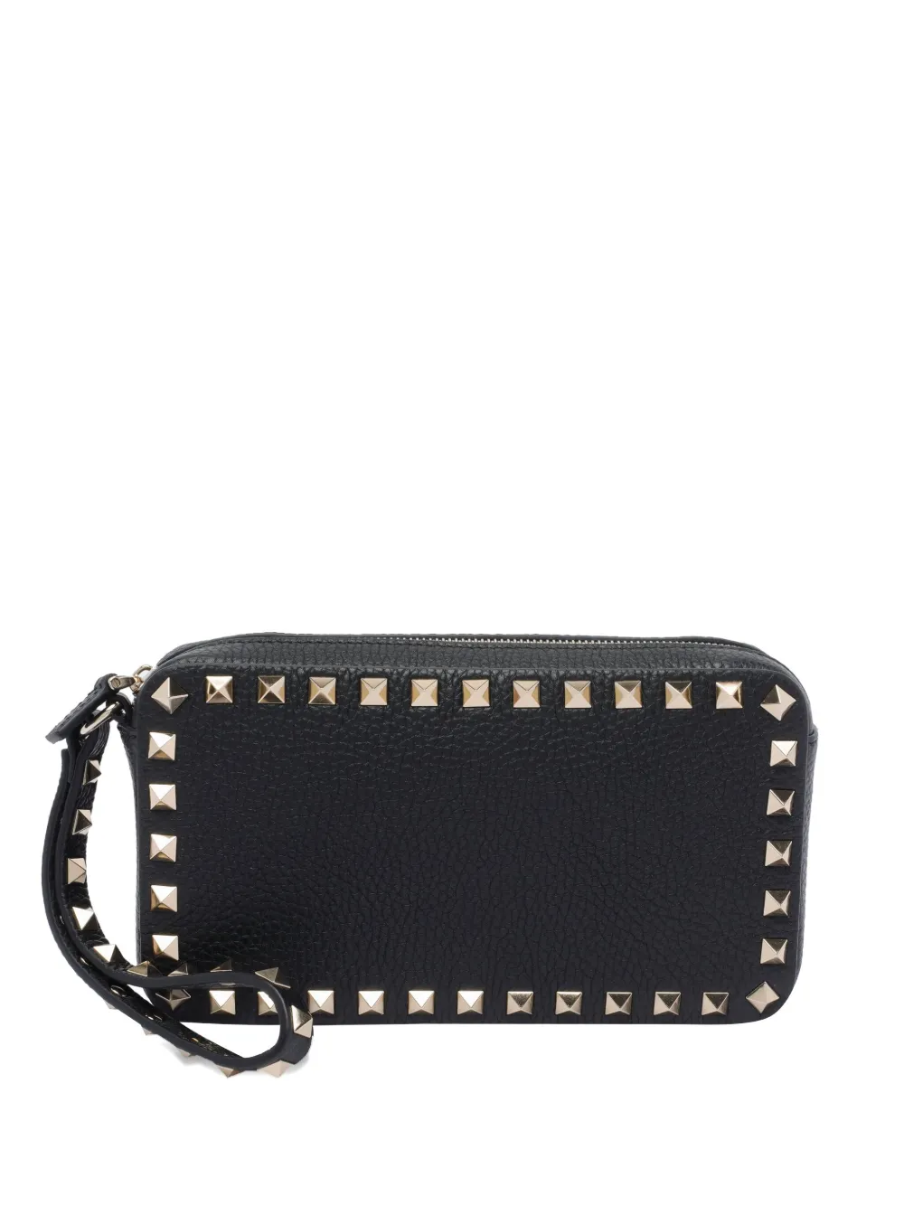 Valentino Garavani stud-embellished zip-closure bag - Nero