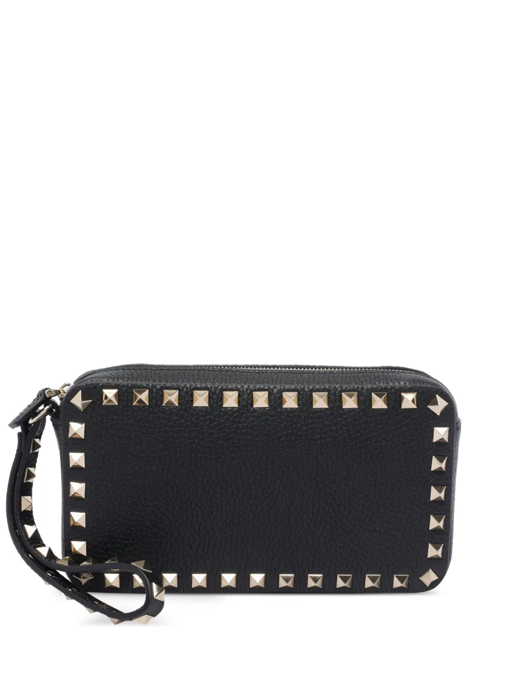Valentino Garavani stud-embellished zip-closure bag - ブラック Valentino Garavani stud-embellished zip-closure bag - ブラック