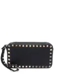 Valentino Garavani stud-embellished zip-closure bag - Black