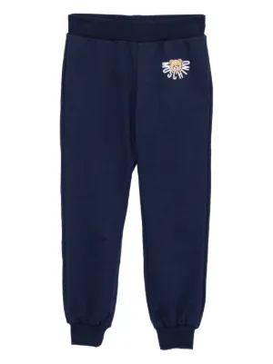 Moschino Kids ジップポケット トラックパンツ | ブラック | FARFETCH JP