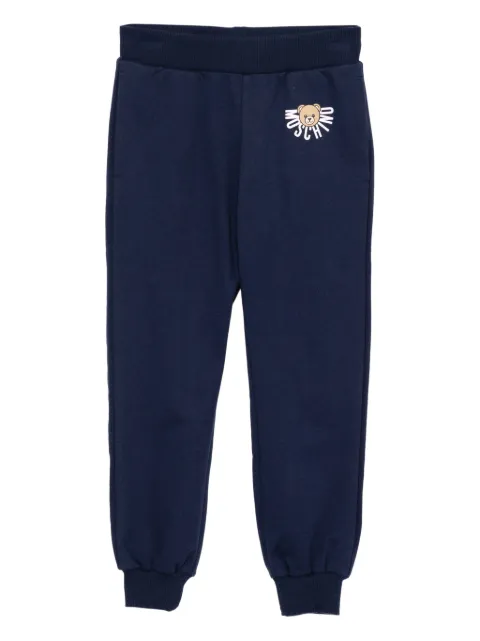 Moschino Kids logo-printed track pants