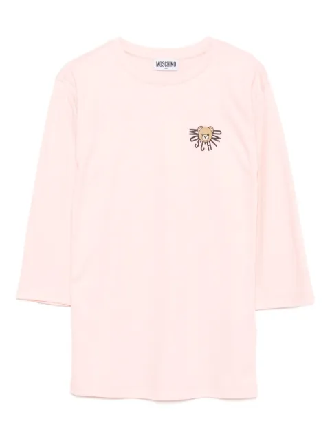 Moschino Kids logo-print cotton dress