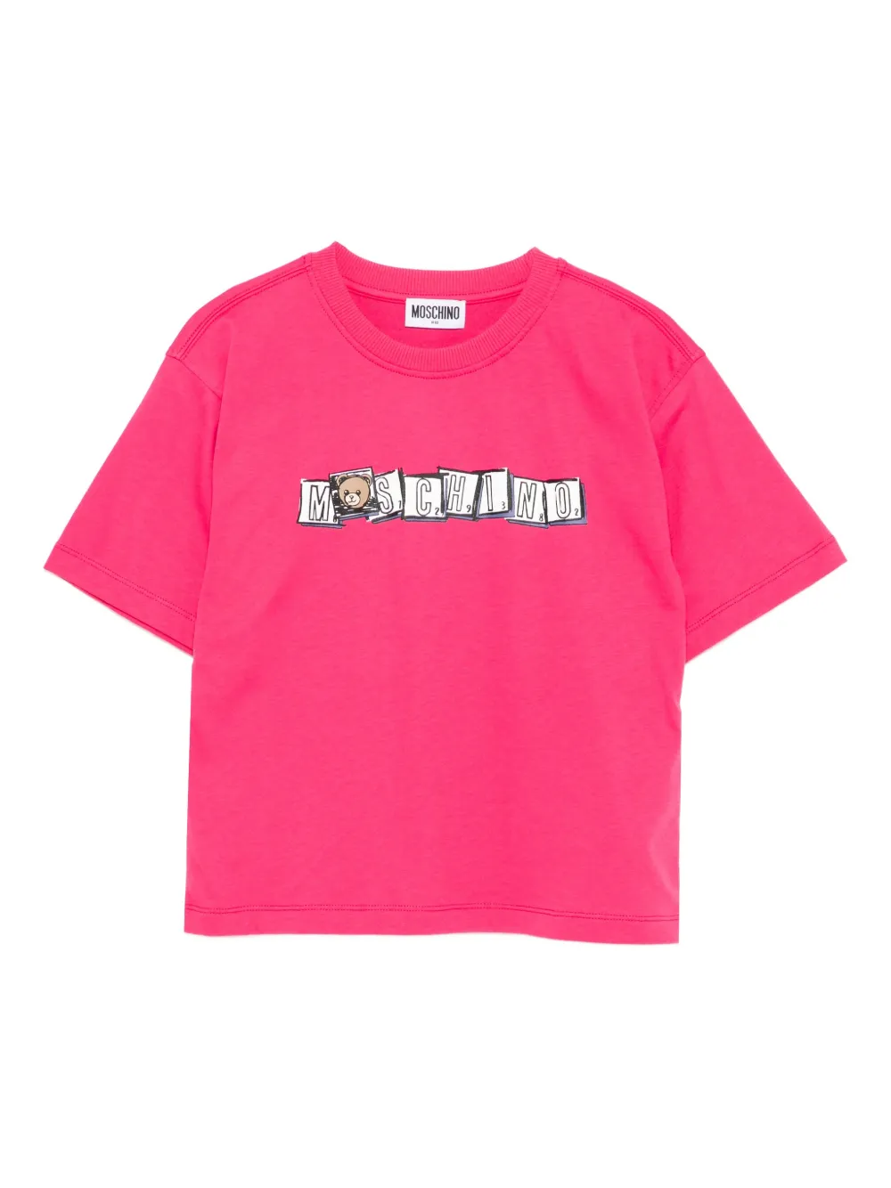Moschino Kids graphic-printed T-shirt | Pink | Image 1