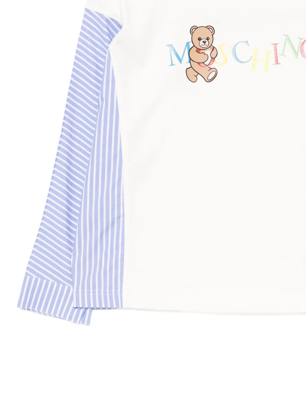 Moschino Kids T-shirt met teddybeerprint Wit