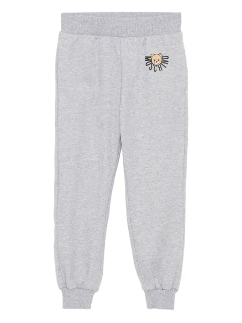 Moschino Kids logo-printed track pants