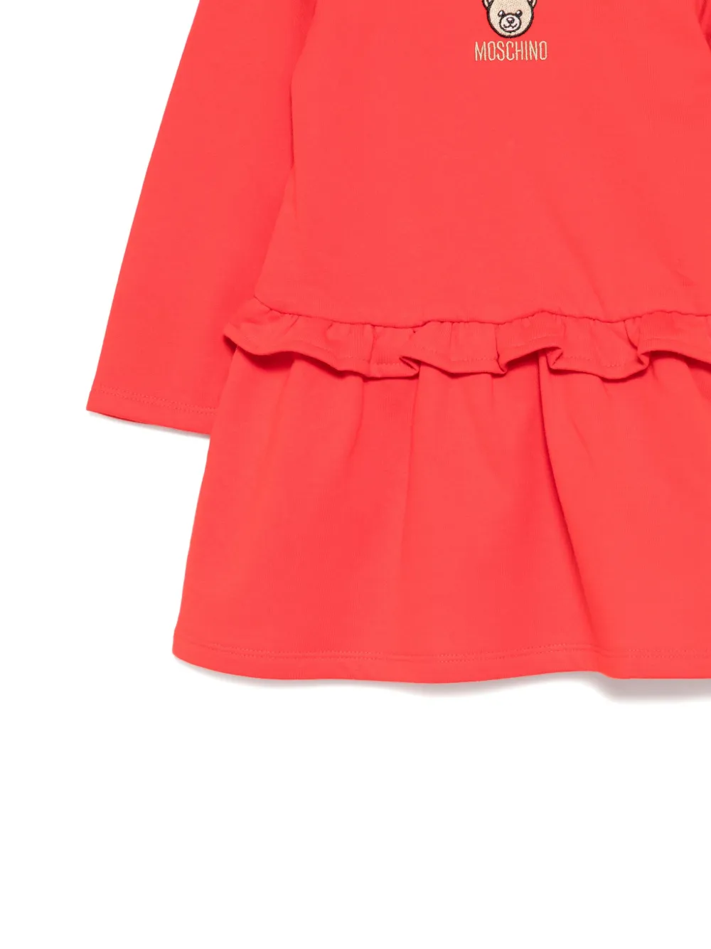 Moschino Teddy Bear Dress In Red