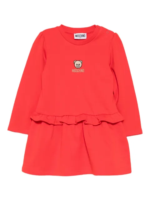 Moschino Kids vestido con motivo Teddy Bear