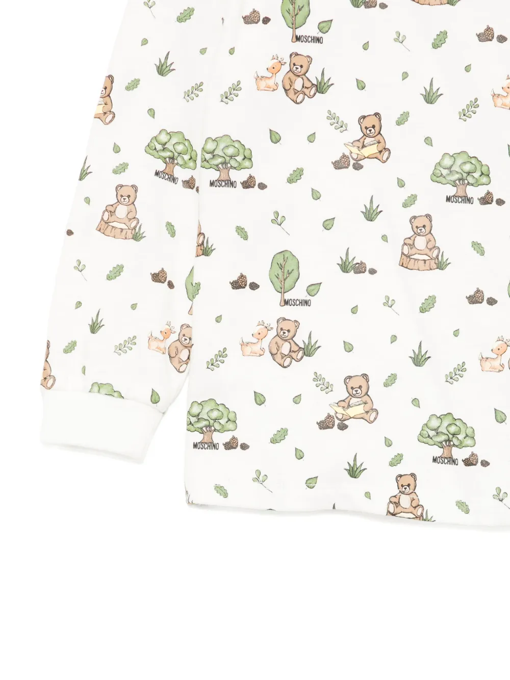 Moschino T-shirt Mit Grafischem Print In White