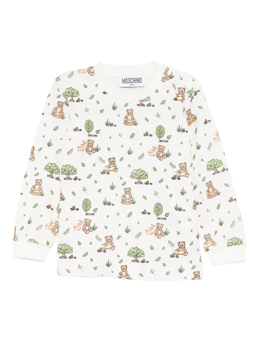 Moschino Kids graphic-print T-shirt | White | Image 1
