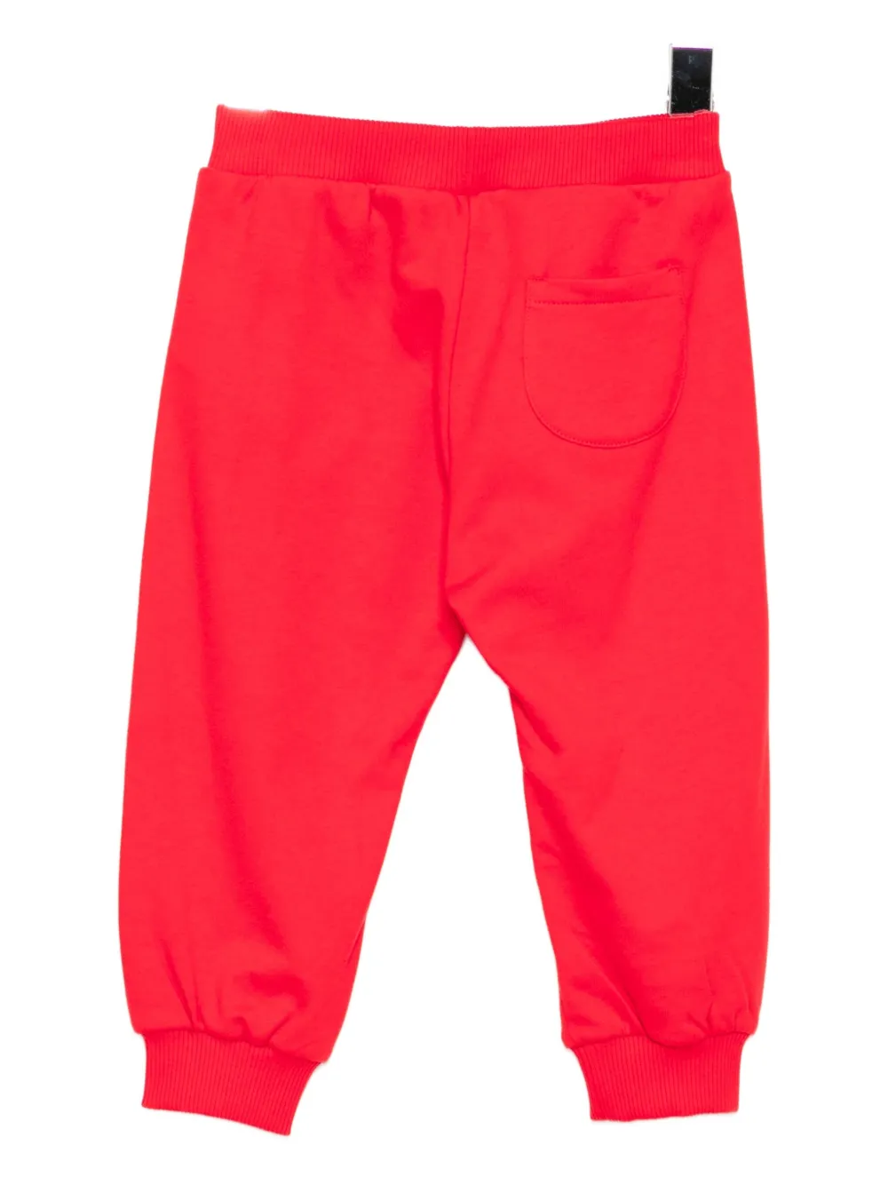 Moschino Logo-printed Track Pants In Red