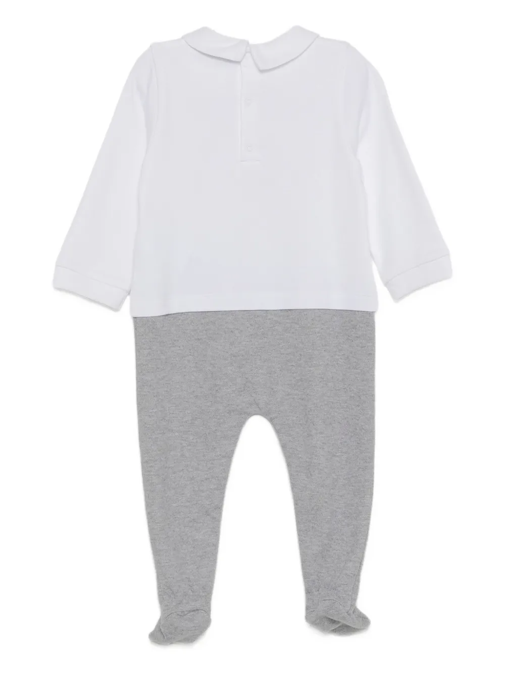 Moschino Kids Pyjama met logo-reliëf - Wit