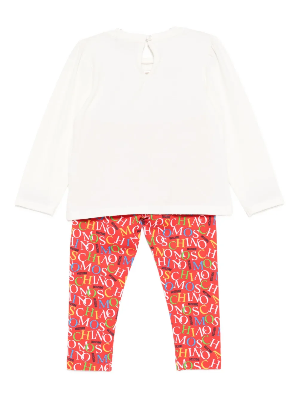 Moschino Logo Trouser Sets In Multi