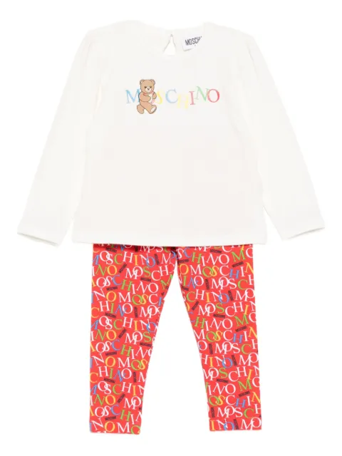 Moschino Kids logo trouser sets