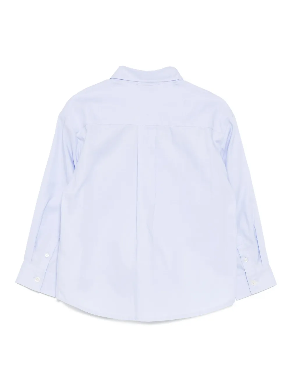 Moschino Kids T-shirt met logopatch Blauw