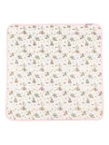 Moschino Kids teddy-print blanket - Neutrals
