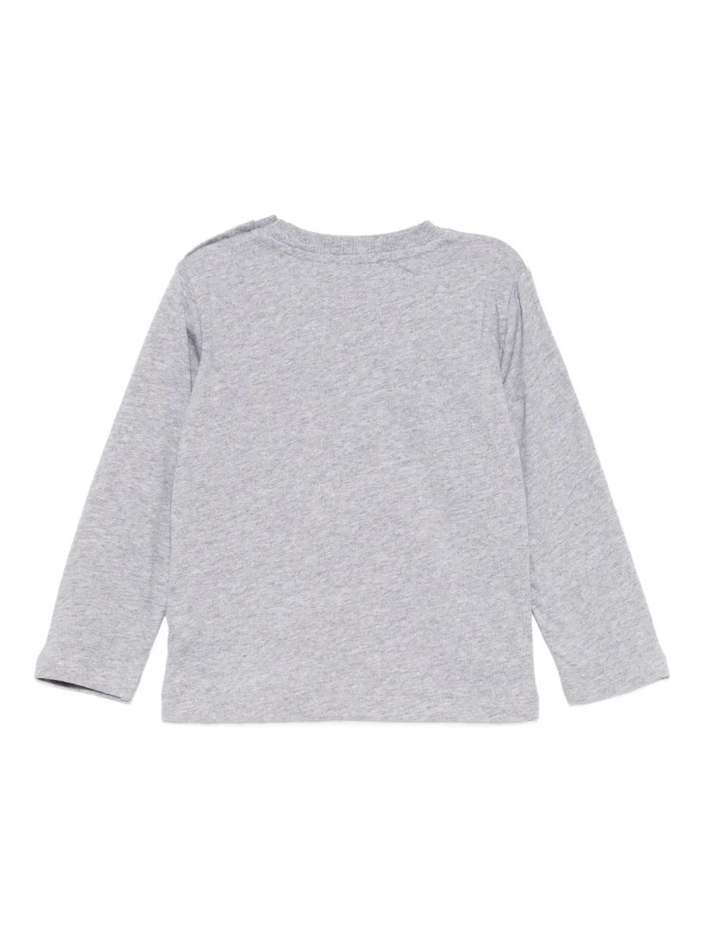 Moschino Logo-print Cotton T-shirt In Gray