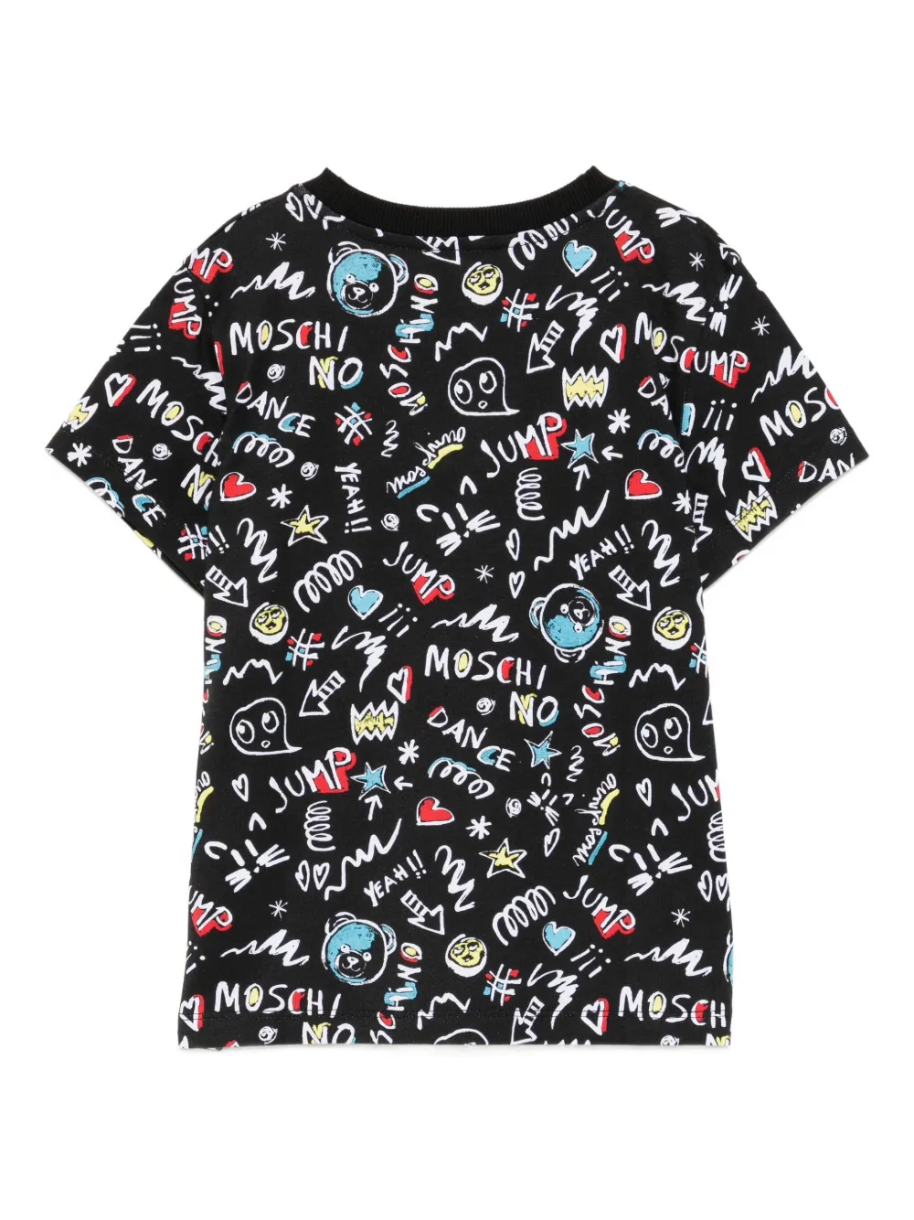 Moschino All-over Print T-shirt In Multi