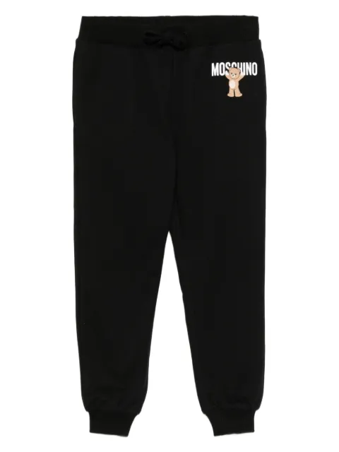 Moschino Kids logo-printed track pants