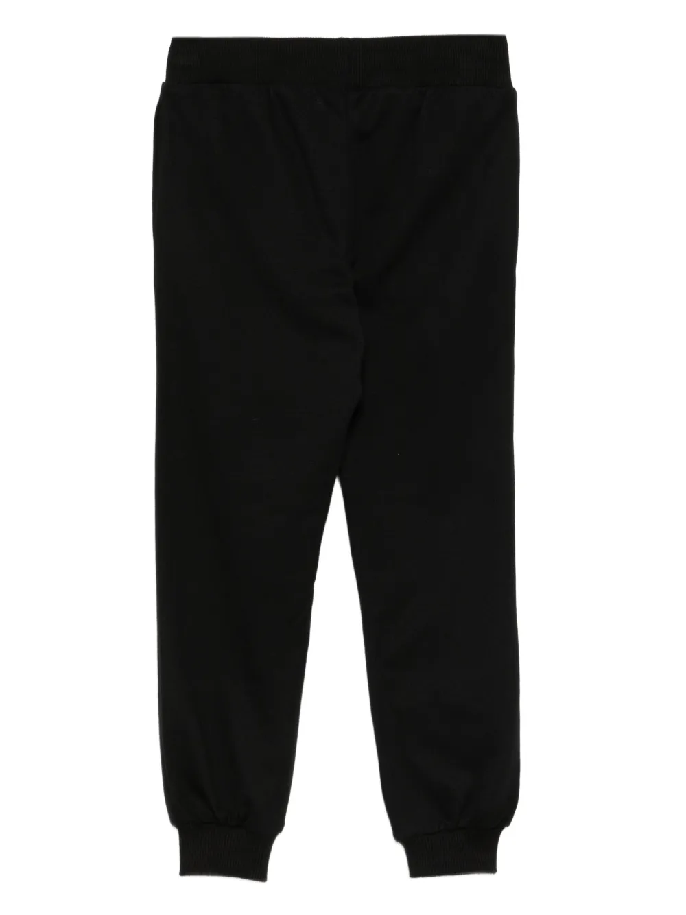 Moschino Kids Trainingsbroek met logoprint Zwart