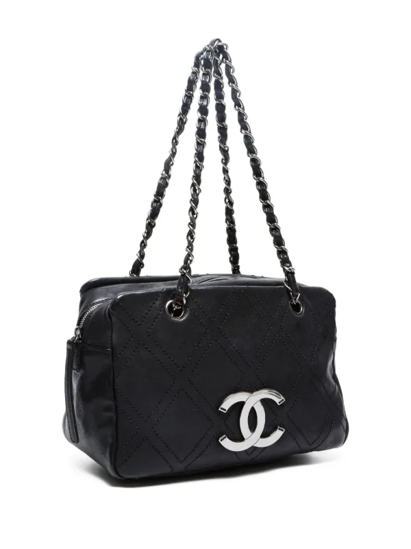 CHANEL Pre-Owned 2006-2008 マトラッセ レザーショルダーバッグ