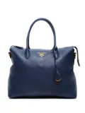 Prada Pre-Owned 2000-2015 triangle-logo tote bag - Blue
