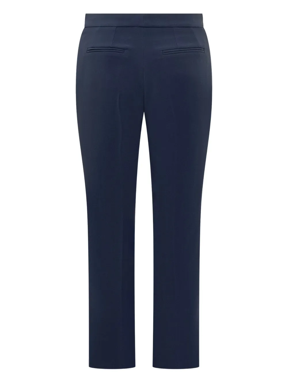 Elisabetta Franchi Broek verfraaid met goud en zak Blauw