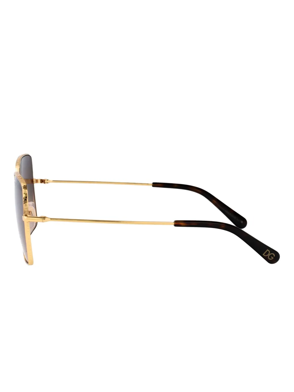 Dolce & Gabbana Eyewear Zonnebril met vierkant montuur Bruin