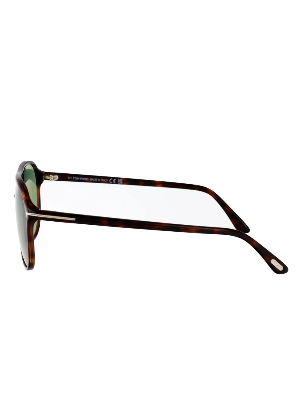 TOM FORD Eyewear Zonnebril met vierkant montuur Bruin