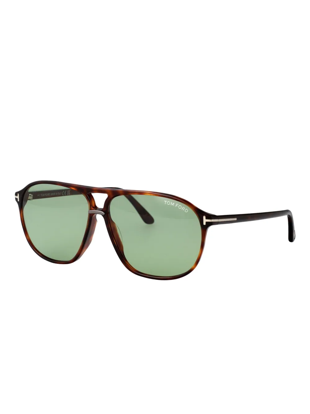 TOM FORD Eyewear Zonnebril met vierkant montuur Bruin