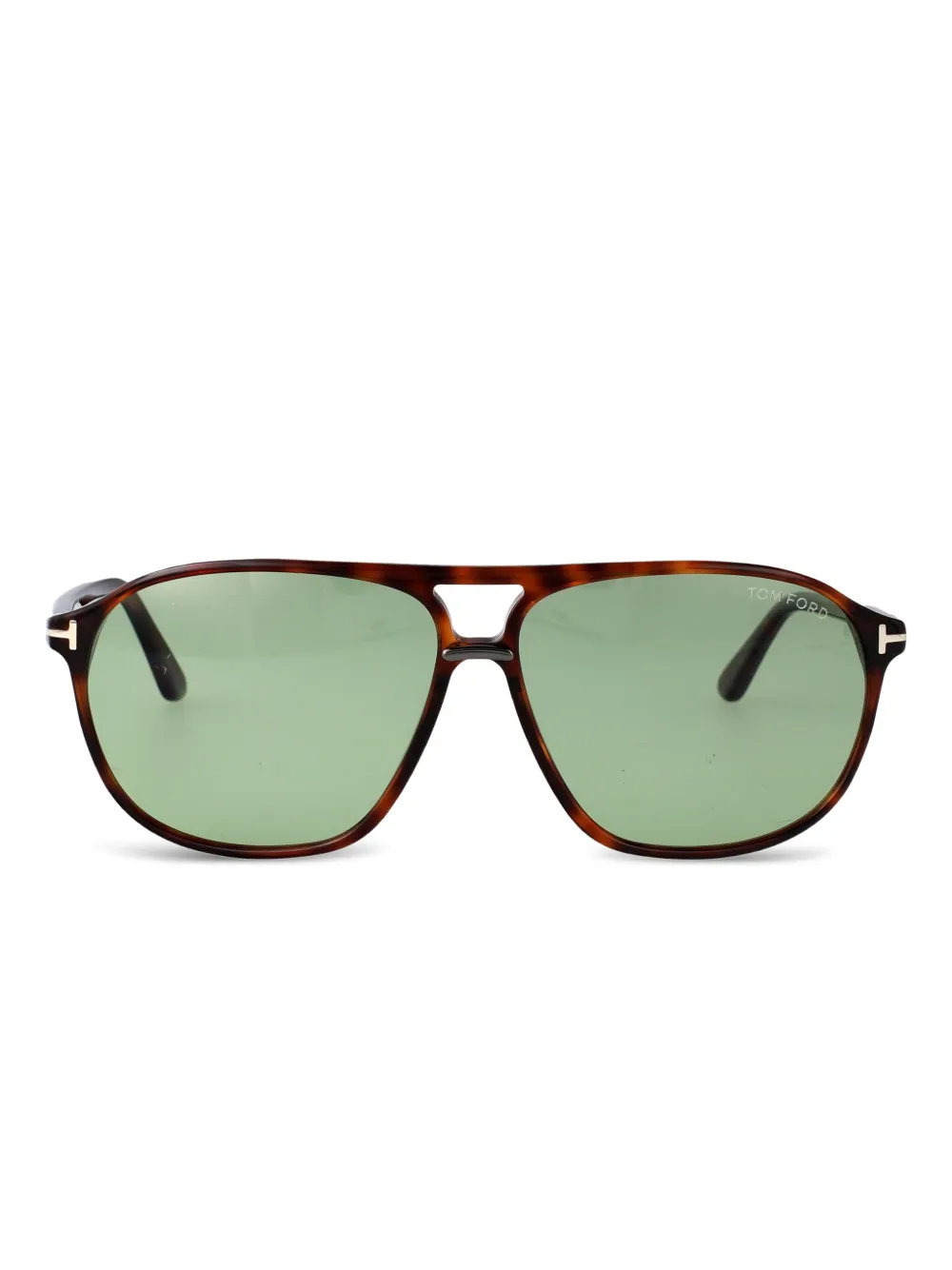 TOM FORD Eyewear Zonnebril met vierkant montuur Bruin