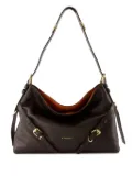Givenchy medium Voyou buckle-fastening calfskin shoulder bag - Brown
