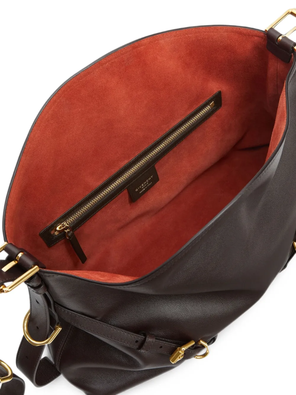 Givenchy Medium Voyou tas van glanzend leer Bruin