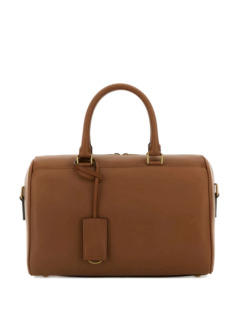 Saint Laurent Le Duffle 6 top-handle leather tote bag - Brown