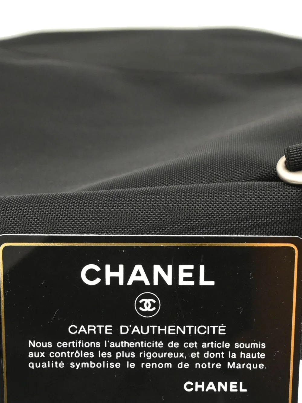 Pre-owned Chanel 2005 Sport Line 2way Handbag In Black