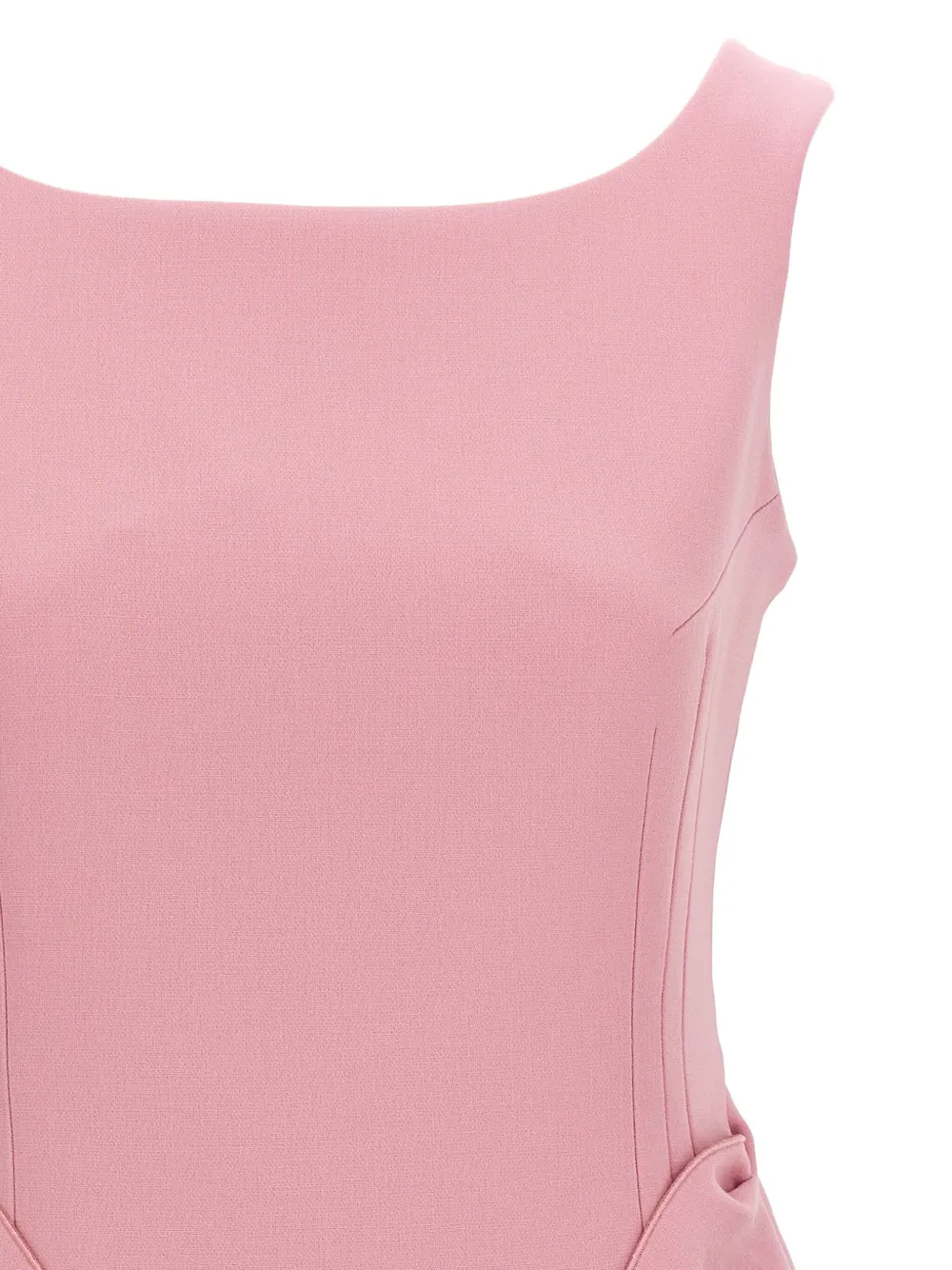Magda Butrym Jurk met roosdetail Roze