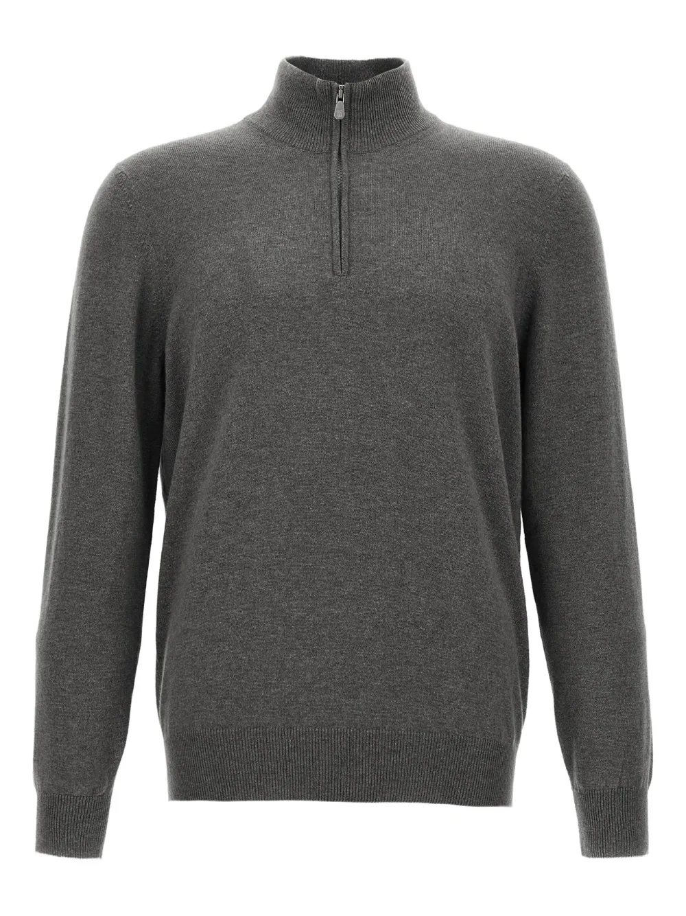 Brunello Cucinelli cashmere turtleneck sweater | Grey | Image 1