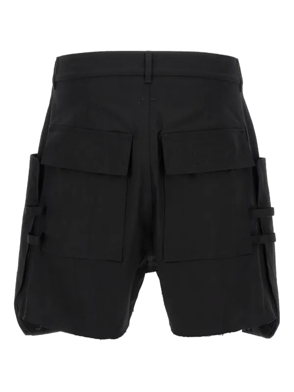 Rick Owens カーゴショーツ 黒 Rick Owens Stefan カーゴショーツ | ブラック | FARFETCH JP
