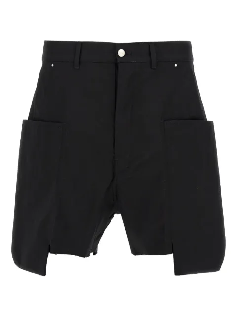 Rick Owens Stefan cargo frayed-hem shorts