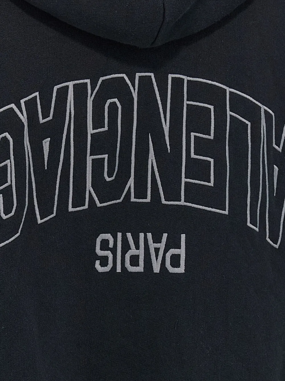 Balenciaga Hoodie met rits Zwart