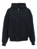 Balenciaga cotton zip-up hoodie - Black