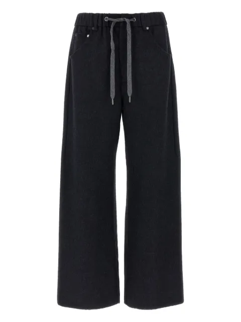 Brunello Cucinelli drawstring-waistband trousers