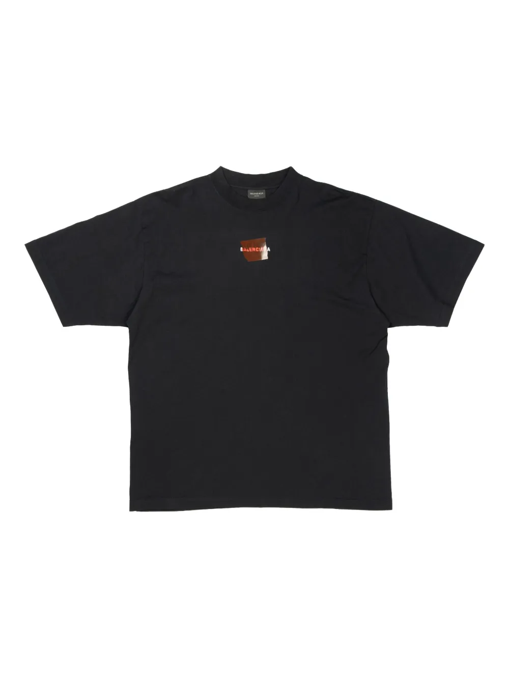 Balenciaga logo-print cotton T-shirt | Black | Image 1