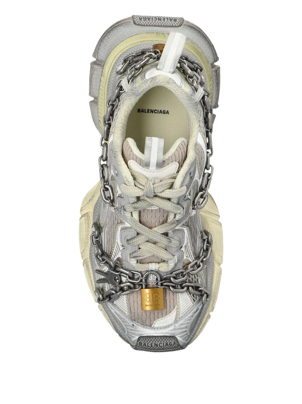 Balenciaga chain-embellished sneakers Grey
