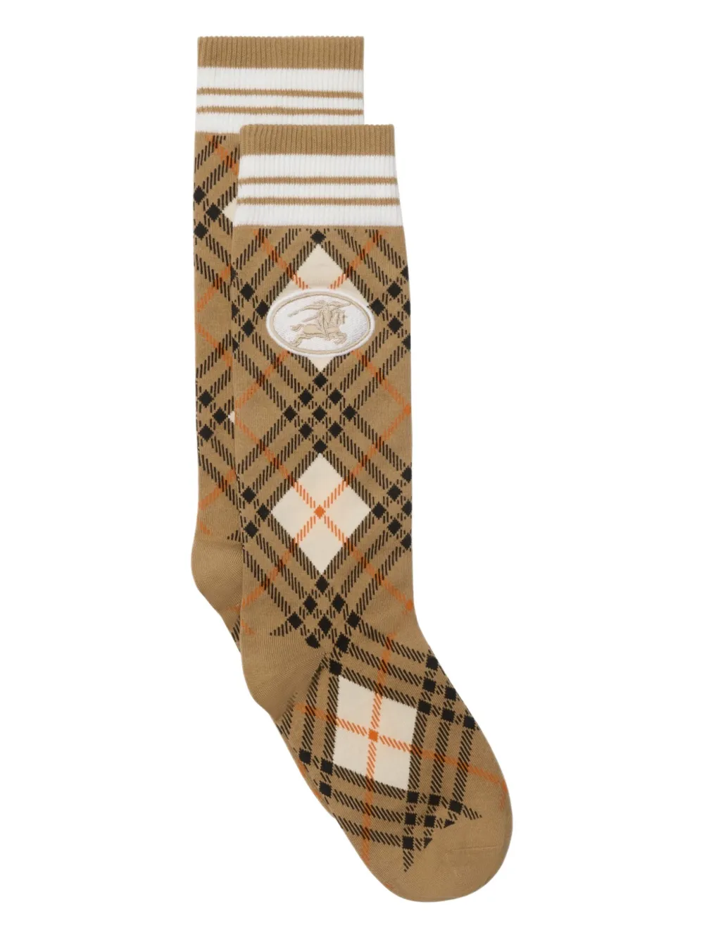 Burberry check knight socks Bruin