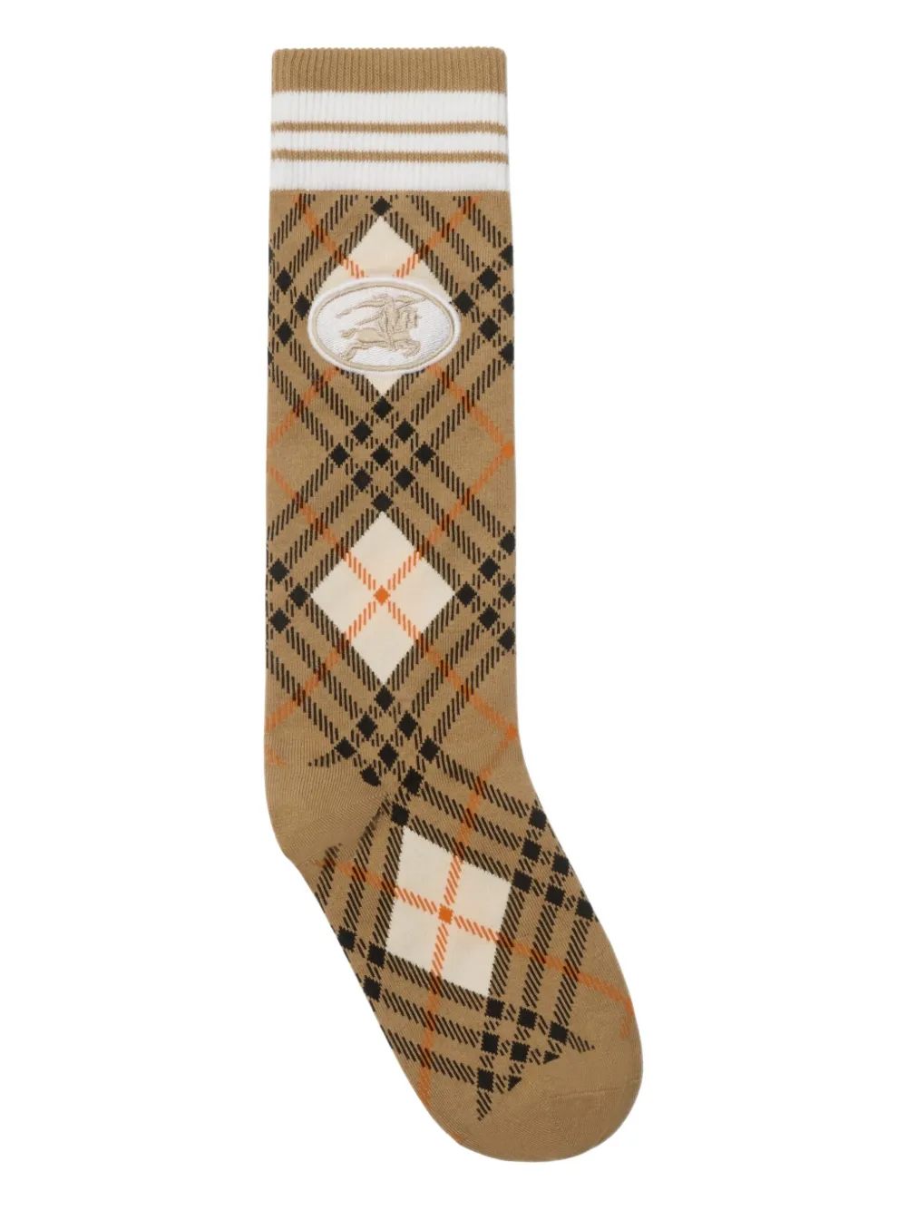 Burberry check knight socks Bruin