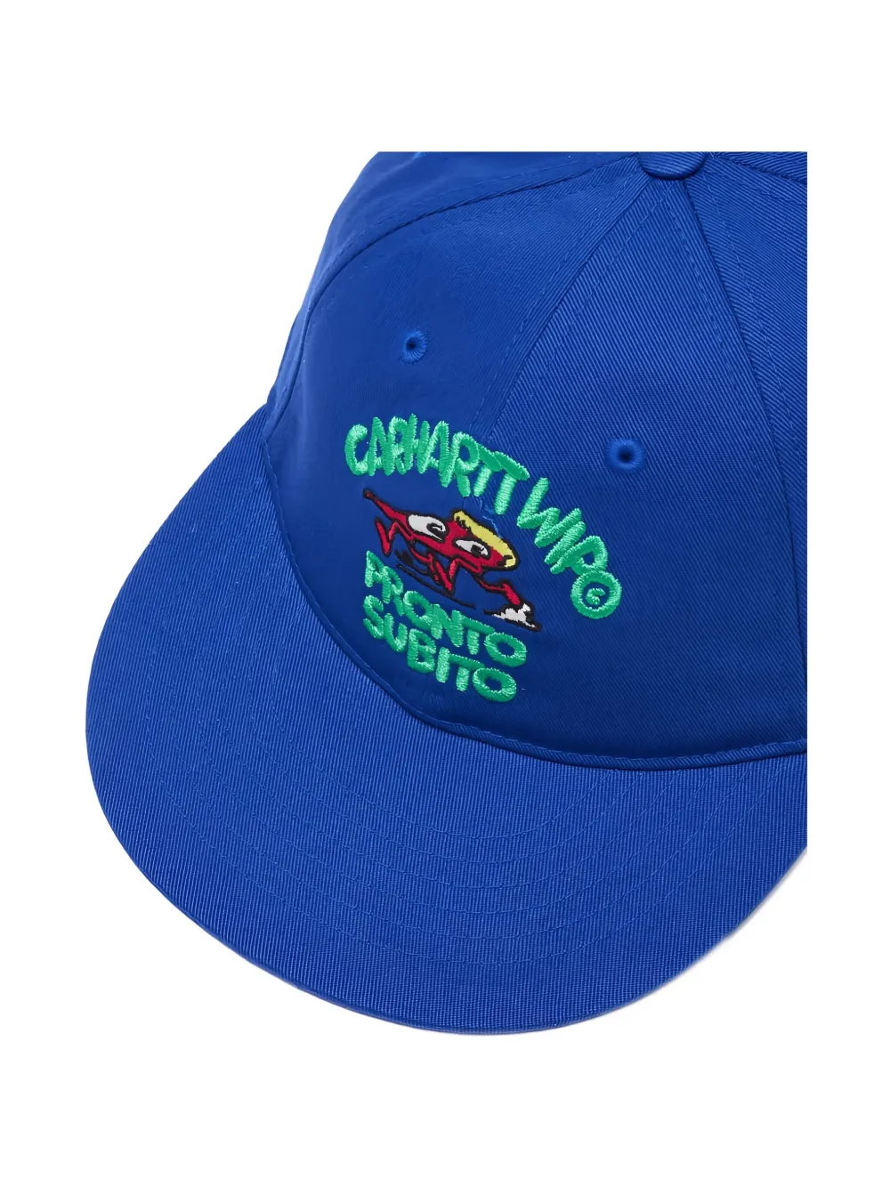 Carhartt Work In Progress Pronto Cotton Twill Adjustable Baseball Cap In Blue