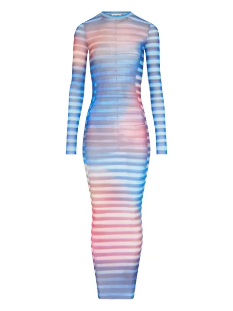Jean Paul Gaultier long-sleeve mesh dress