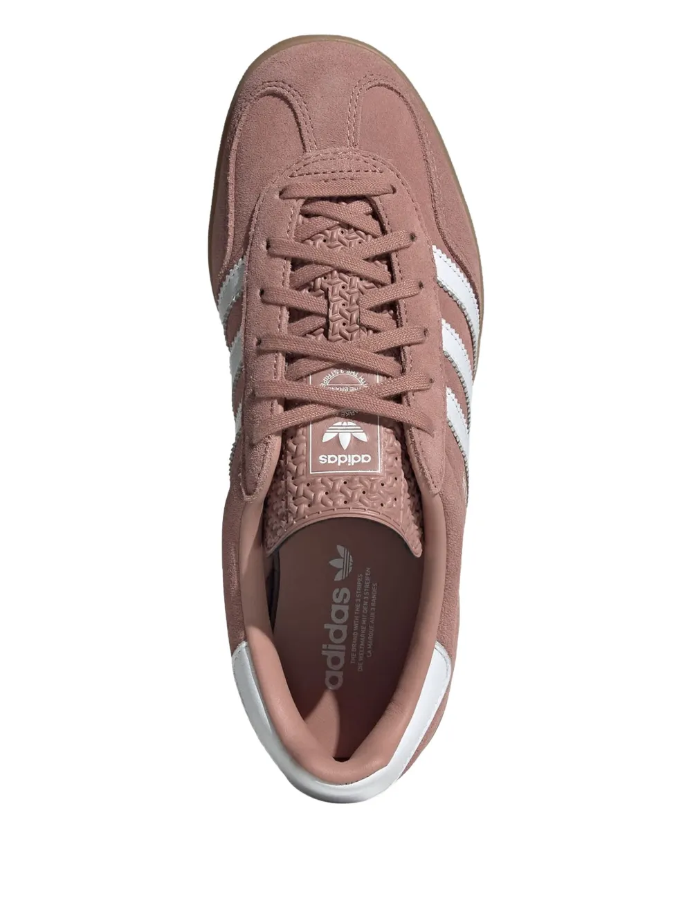adidas Originals suede 3-stripe sneakers Pink